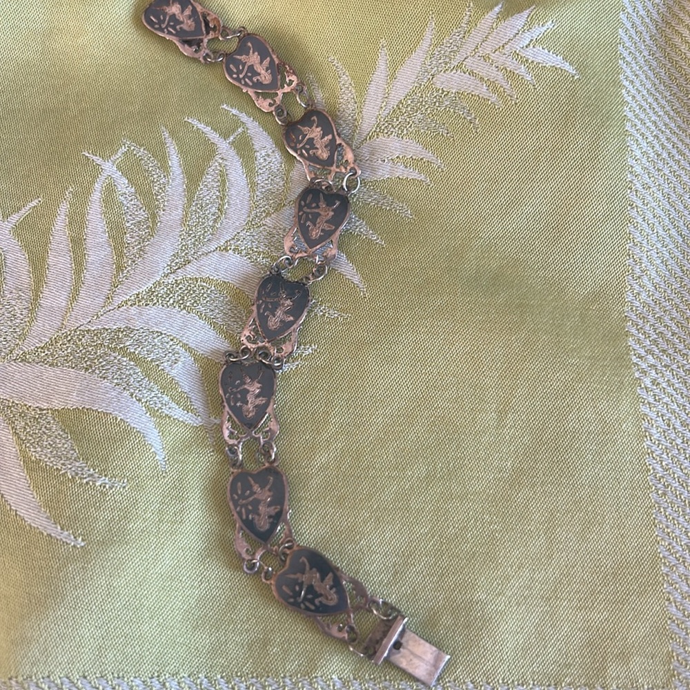 Vintage Black and sterling Jewelry Set - Picture 5 of 8